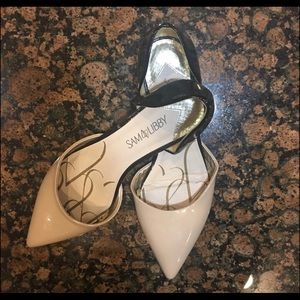 Sam & Libby D’Orsay Patent Leather Flats